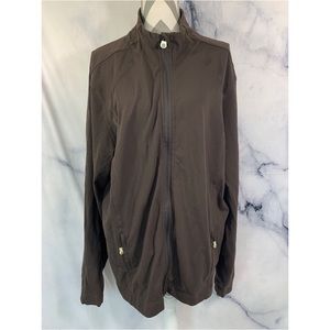 Men’s Lululemon brown Zipup jacket Sz XL